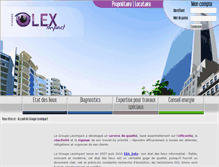 Tablet Screenshot of groupe-leximpact.com